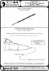Master AM-144-016 F-106 Delta Dart - Pitot Tube 1:144